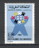 Maroc.1983 Ziua copiilor MM.124