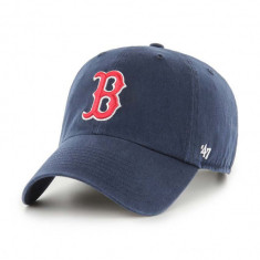 47 brand sapca MLB Boston Red Sox culoarea albastru marin, cu imprimeu, B-RGW02GWS-NYX