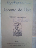 Leconte de Lisle - Oeuvres, poems antiques