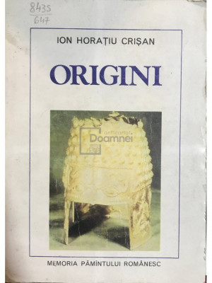 Ion Horațiu Crișan - Origini (editia 1977) foto