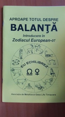 Aproape totul despre balanta foto