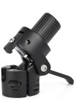 Suport pliabil pentru scuter din aliaj de aluminiu cu șurub de blocare, c&acirc;rlig și connector metalic, tijă de pliere pentru scuter