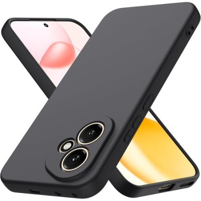 Husa Soft Touch, slim, ALC Mobile, anti soc, compatibila cu Honor 400 5G, Negru Tpu foto