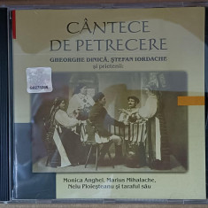 Cântece de petrcere , S. Iordache, G. Dinică , cd cu muzică românească veche