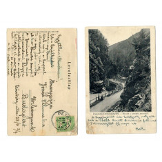 Petrosani 1906 - Pasul Surduc, ilustrata circulata