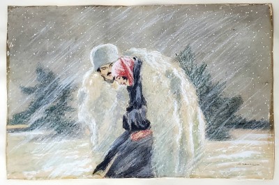 Ignat Bednarik (1882-1963) - Prin viscol foto