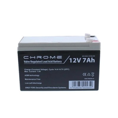 Acumulator Plumb 12V 7.0Ah Chrome Security T1 foto