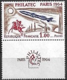 B2745 - Franta 1964 - Philatec Paris neuzat,perfecta stare,cu vigneta, Nestampilat