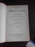 PRECIS DE DROIT CIVIL VOL.I - G. BAUDRY LACANTINERIE (CARTE IN LIMBA FRANCEZA)