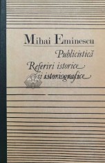 Publicistica. Referiri Istorice si istoriografie - 1990 - Mihai Eminescu (@B59)