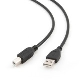 Cablu Gembird USB-C la USB-B 3A 1.8 M negru
