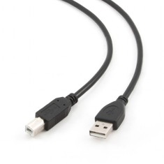 Cablu Gembird USB-C la USB-B 3A 1.8 M negru