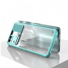 Husa Shockproof Window Samsung Galaxy A22 5G Turquoise