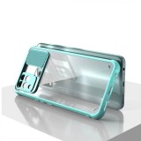 Cumpara ieftin Husa Shockproof Window Samsung Galaxy A22 5G Turquoise