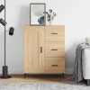 VidaXL Servantă, stejar sonoma, 69,5x34x90 cm, lemn compozit 830279