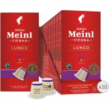 Set 10 x Cafea capsule Julius Meinl Lungo Fair Trade, compatibile Nespresso, 100% biodegradabile, 100 capsule, 560g