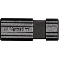 MEMORIE USB VERBATIM PINSTRIPE 16GB USB 2.0 NEGRU &quot;49063&quot; (TIMBRU VERDE 0.03 LEI)