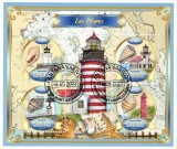 MADAGASCAR 2022 - Arhitectura, Faruri / set complet colita + bloc