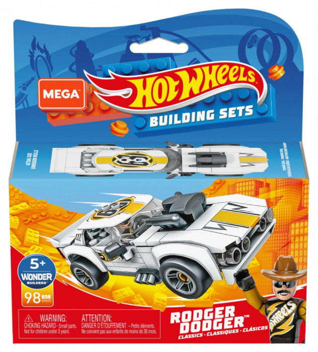 HOT WHEELS MEGA MASINUTA CONSTRUIBILA RODGER DODGER SuperHeroes ToysZone