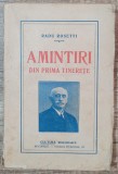 Amintiri din prima tinerete - Radu Rosetti// 1927