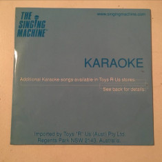 * CD karaoke The singing machine, Additional songs available in Toys R Us stores