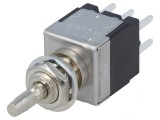 Comutator cu Apăsare DPDT 3A/250VAC ON-(ON)