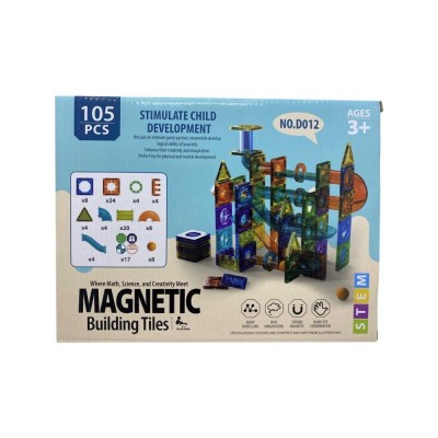 Joc magnetic Blocks 105 piese foto