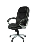 Scaun directorial GN27, piele ecologica, polipropilena, mecanism balans, 95 kg, maro