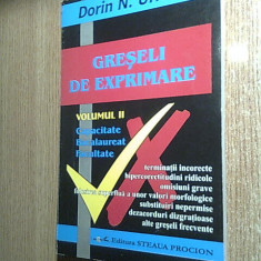 Dorin N. Uritescu - Greseli de exprimare - vol. II (Editura Steaua Procion 2000)