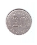 Moneda Malaezia 20 sen 1976, stare buna, curata