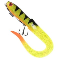 Grub FOX RAGE Slick Eel Loaded, UV Perch, Nr.2, 21cm, 1buc/pac foto