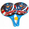 Set palete tenis de masa Captain America Seven, minge inclusa