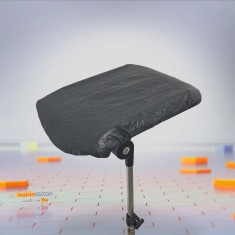 Huse Armrest cu Elastic Negre - 5buc - Small - 35x25cm