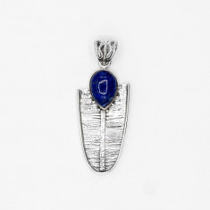 Pandantiv din argint cu lapis-lazuli foto