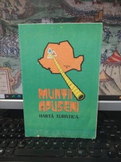 Munții Apuseni, Hartă turistică, Nae Popescu, Ministerul Turismului, 1983, 013