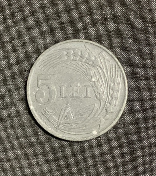 Moneda 5 lei 1942