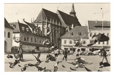 CPIB 20423 CARTE POSTALA - BRASOV. PIATA &amp;quot;23 AUGUST&amp;quot; foto