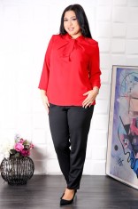 Compleu Elegant Ivona Rosu - 42Marimea foto