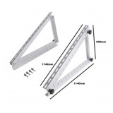 Set suporti tip triunghi pentru prindere panouri solare fotovoltaice 550W cu unghi reglabil Breckner Germany