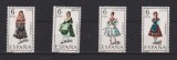 SPANIA COSTUME POPULARE 1967-1969 MNH