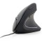 MOUSE GEMBIRD, PC sau NB, cu fir, USB, optic, 3200 dpi, butoane/scroll 6/1, ergonomic, cablu 1.35m, negru, &quot;MUS-ERGO-03&quot; (timbru verde 0.18 lei)