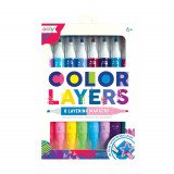 Carioci duble Color Layers - set de 8, Ooly