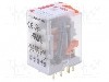 Releu electromagnetic, 230V AC, 6A, 4PDT, serie R4N, RELPOL - R4N-2014-23-5230-WTL