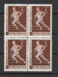 Spartachiada- supratipar, 1959, bloc 4, nr. lista 479, MNH