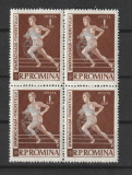 Spartachiada- supratipar, 1959, bloc 4, nr. lista 479, MNH, Nestampilat