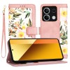 Husa Flip Roz Xiaomi Redmi Note 13 5G, Techsuit FlipCraft, Protectie Completa, [Functie Stand]