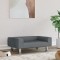Gossi pat de caini, gri inchis, 70x45x26,5 cm, catifea