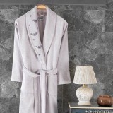 Cumpara ieftin Halat de Baie pentru Ea, Little Rose Hazelnut, Marime L (Bambus)