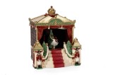 Decoratiune Craciun polirasina multicolora cu leduri 34,2x30x40h