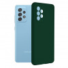 Husa pentru Samsung Galaxy A52 4G / A52 5G / A52s 5G, Techsuit Soft Edge Silicone, Dark Green